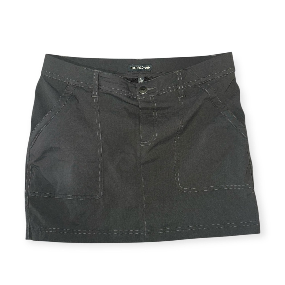 Toad&Co Rover Skort Skirt/Short Gray Size 6